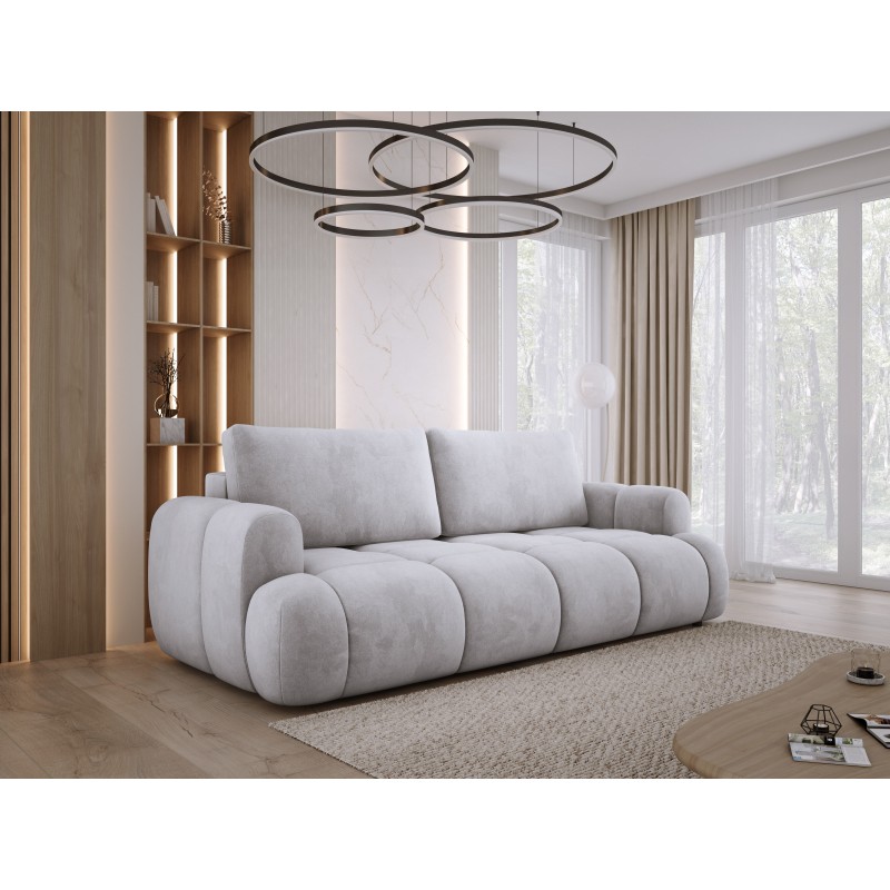 Sofa Kanapa BOMO 3 osobowa z funkcją spania i pojemnikiem w tkaninie SALVADOR 13 WERSAL