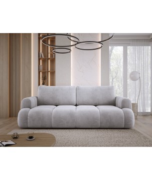 Sofa Kanapa BOMO 3 osobowa z funkcją spania i pojemnikiem w tkaninie SALVADOR 13 WERSAL