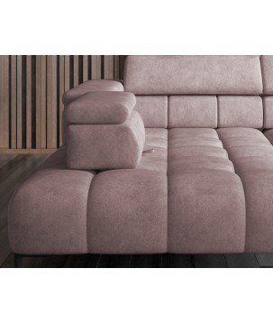 Narożnik PLAZA XL Lewostronny Elektryczna regulacja Tkanina MONOLITH 62 WERSAL