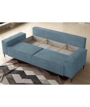 Sofa Kanapa MATANO 3 osobowa z funkcją spania i pojemnikiem w tkaninie POSO WERSAL