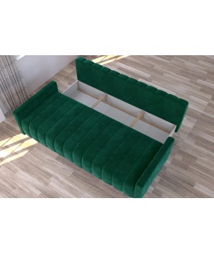 Sofa Kanapa MOLLY 3 osobowa z funkcją spania i pojemnikiem WERSAL