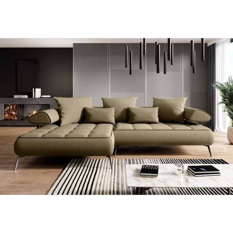 Narożnik SELEDO S układ L Lewostronny z funkcją elektrycznej regulacji głebokości siedziska WERSAL