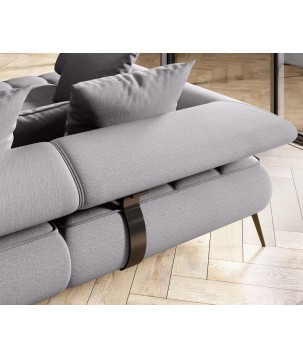 Narożnik SELEDO XL układ U Lewostronny z funkcją elektrycznej regulacji głebokości siedziska WERSAL