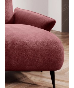 Narożnik STELVIO S układ L Prawostronny z funkcją elektrycznej regulacji głebokości siedziska i oparcia WERSAL