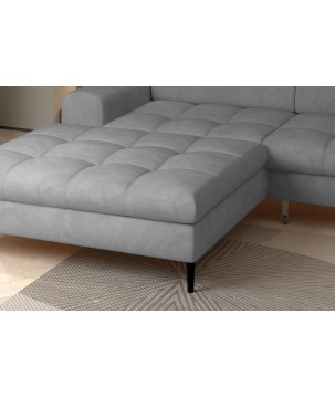 Narożnik VOSS S układ L Lewostronny z funkcją spania i pojemnikiem WERSAL