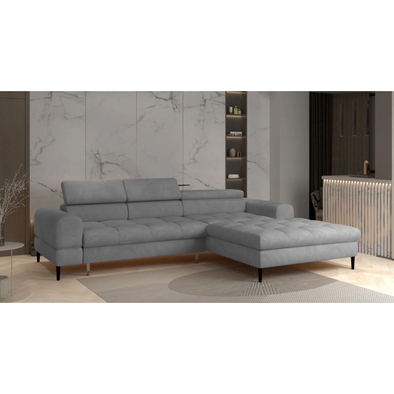 Narożnik VOSS S układ L Prawostronny z funkcją spania i pojemnikiem WERSAL