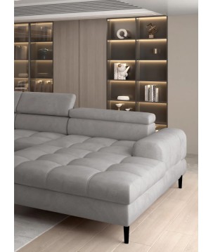 Narożnik VOSS XL układ U Prawostronny z funkcją spania i pojemnikiem WERSAL