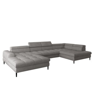 Narożnik VOSS XL układ U Prawostronny z funkcją spania i pojemnikiem WERSAL