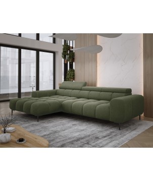 Narożnik PLAZA MINI Lewostronny w tkaninie Promocyjnej APHRODITE 12 WERSAL