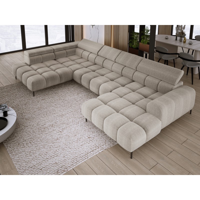 Narożnik PLAZA XL Lewostronny Tkanina EDEN 04 WERSAL