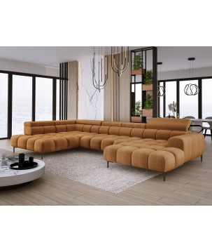 Narożnik PLAZA XL Lewostronny Tkanina EDEN 10 WERSAL