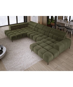 Narożnik PLAZA XL Lewostronny Tkanina EDEN 12 WERSAL