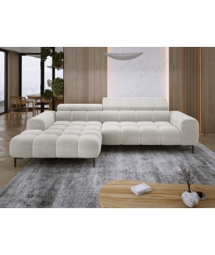 Narożnik PLAZA MINI Lewostronny w tkaninie EDEN 01 WERSAL