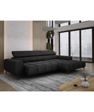 Narożnik PLAZA MINI Prawostronny w tkaninie Promocyjnej SOLAR 99 WERSAL