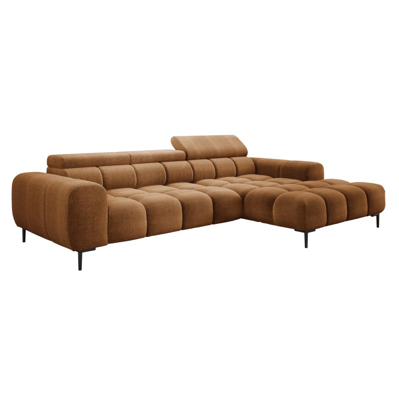 Narożnik PLAZA MINI Prawostronny w tkaninie EDEN 10 WERSAL