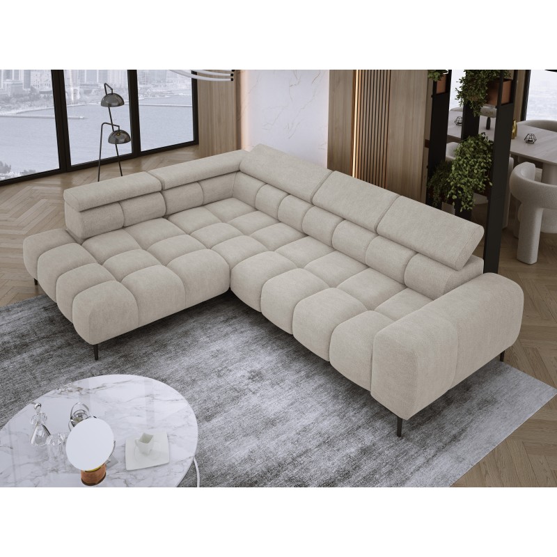 Narożnik PLAZA L Lewostronny w tkaninie CLOUD 03 WERSAL