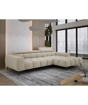 Narożnik PLAZA MINI Prawostronny w tkaninie CLOUD 03 WERSAL