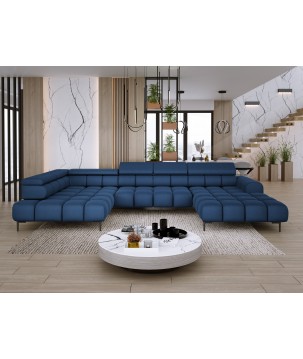 Narożnik PLAZA XL Lewostronny Tkanina SOLAR 79 WERSAL