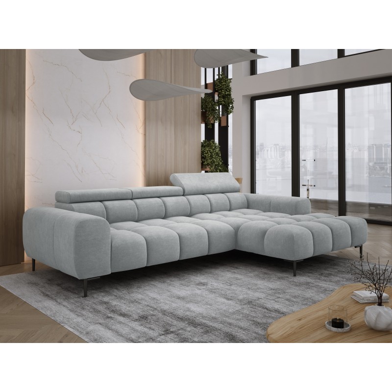 Narożnik PLAZA MINI Prawostronny w tkaninie CLOUD 81 WERSAL