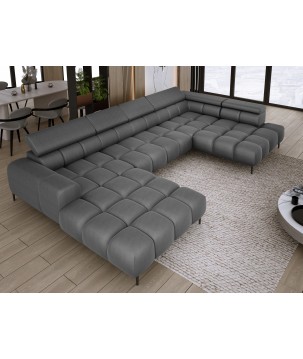 Narożnik PLAZA XL Prawostronny Tkanina SOLAR 96 WERSAL