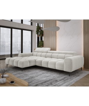 Narożnik PLAZA MINI Lewostronny w tkaninie EDEN 01 WERSAL