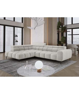 Narożnik PLAZA L Lewostronny w tkaninie EDEN 01 WERSAL