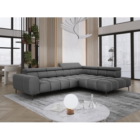 Narożnik PLAZA L Prawostronny w tkaninie Solar 96 WERSAL