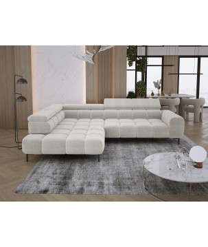 Narożnik PLAZA L Lewostronny w tkaninie EDEN 01 WERSAL