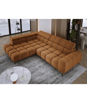 Narożnik PLAZA L Lewostronny w tkaninie EDEN 10 WERSAL