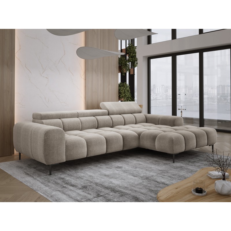 Narożnik PLAZA MINI Prawostronny w tkaninie EDEN 04 WERSAL