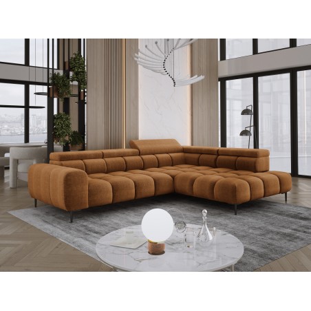 Narożnik PLAZA L Prawostronny w tkaninie EDEN 10 WERSAL