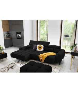 Narożnik PLAZA Mini Lewostronny w tkaninie Solar 99 WERSAL