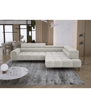 Narożnik PLAZA L Lewostronny w tkaninie EDEN 01 WERSAL