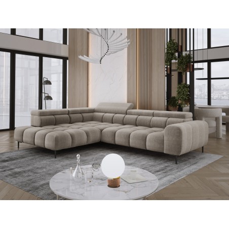 Narożnik PLAZA L Lewostronny w tkaninie EDEN 04 WERSAL