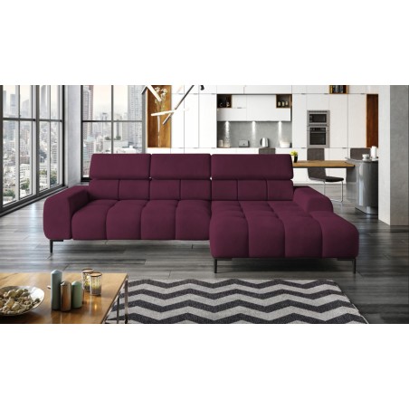 Narożnik PLAZA Mini Prawostronny w tkaninie Salvador 06 WERSAL