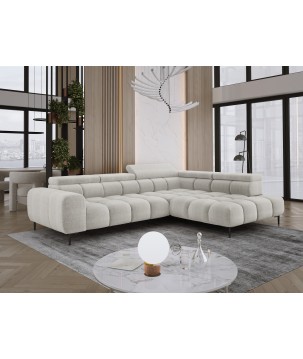 Narożnik PLAZA L Prawostronny w tkaninie EDEN 01 WERSAL