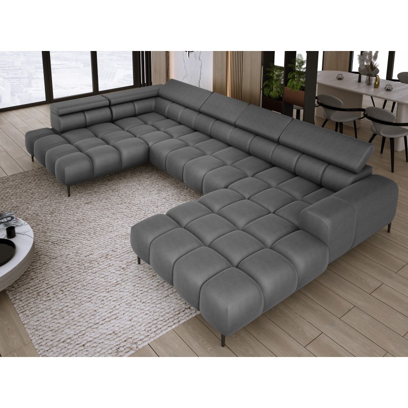 Narożnik PLAZA XL Lewostronny Tkanina SOLAR 96 WERSAL