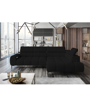 Narożnik PLAZA L Prawostronny w tkaninie Solar 99 WERSAL