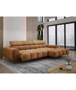 Narożnik PLAZA MINI Prawostronny w tkaninie EDEN 10 WERSAL