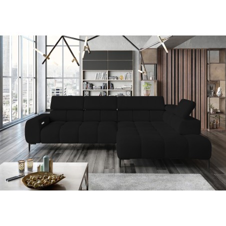 Narożnik PLAZA L Prawostronny w tkaninie Solar 99 WERSAL