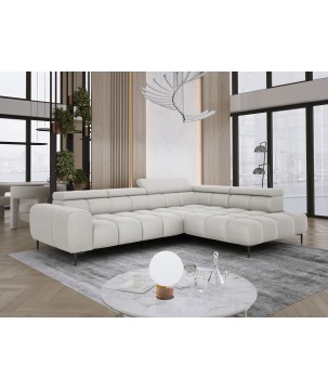 Narożnik PLAZA L Prawostronny w tkaninie SOLAR 03 WERSAL