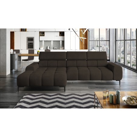 Narożnik PLAZA Mini Lewostronny w tkaninie Salvador 04 WERSAL