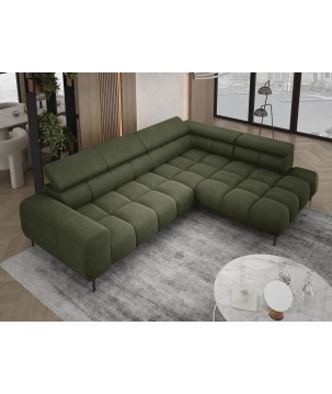 Narożnik PLAZA L Prawostronny w tkaninie Promocyjnej APHRODITE 12 WERSAL