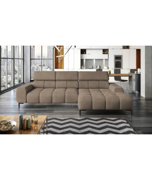 Narożnik PLAZA Mini Prawostronny w tkaninie Salvador 03 WERSAL