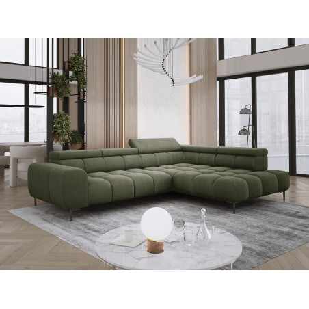 Narożnik PLAZA L Prawostronny w tkaninie Promocyjnej APHRODITE 12 WERSAL