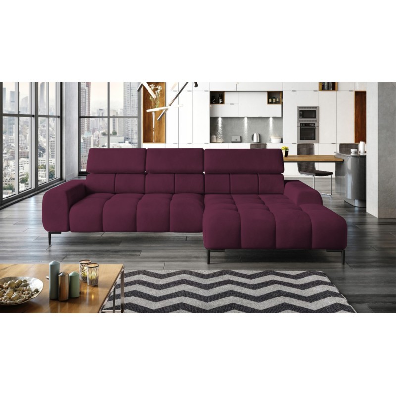 Narożnik PLAZA Mini Prawostronny w tkaninie Salvador 06 WERSAL