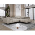 Narożnik PLAZA L Prawostronny w tkaninie Promocyjnej SOLAR 16 WERSAL