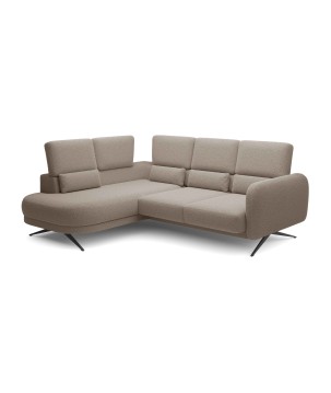 Narożnik ILUSIO L z elektryczną regulacją w tkaninie Now Or Never 16 WERSAL