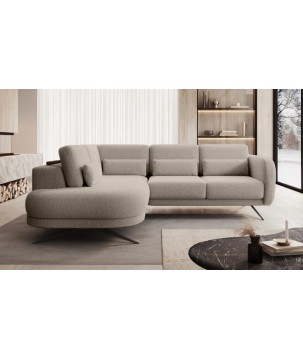 Narożnik ILUSIO L z elektryczną regulacją w tkaninie Now Or Never 16 WERSAL