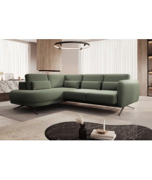 Narożnik ILUSIO L z elektryczną regulacją w tkaninie Now Or Never 37 WERSAL